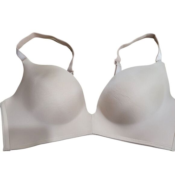 Maidenform Bra 36C Womens Wire free Padded Adjustable Straps Tan - Picture 1 of 7